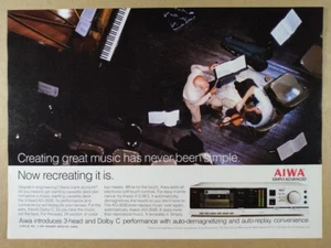 1981 Aiwa AD-3500 Cassette Deck vintage print Ad - Picture 1 of 1