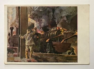USSR Russia Original Ed.AKhR Postcard by Pokarzhevsky Karabash Copper Works. - Picture 1 of 2
