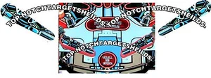 THE TERMINATOR 2 Pinball Flipper Armour Mod-2 piece set - Picture 1 of 1