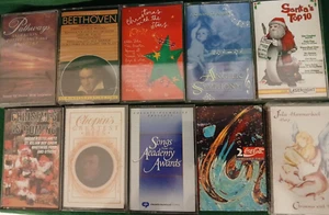 10 Cassettes Variety Christmas Classical New Age Coca Cola Volume II Etc - Picture 1 of 13