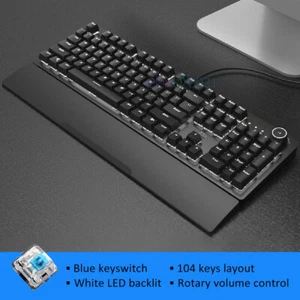 HP Mechanical Gaming Keyboard Wired 104keys 14 Backlit effects Office / Gaming - Picture 1 of 15
