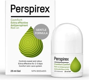 Perspirex Comfort Unscented Antiperspirant Deodorant for Men and Women 25ml gel - Picture 1 of 3