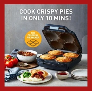 Sunbeam Pie Magic 4-Up Pie Maker | Deep Fill | Non-Stick | Easy Meals in Minutes - Picture 1 of 7