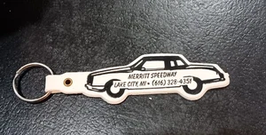 Vintage Merritt Speedway Lake City, MI Keychain - Picture 1 of 3
