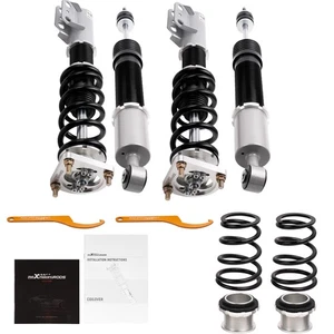 24 Ways Adjustable Damper Coilovers Coil Spring Kit For Ford Mustang Base 94-04 - Picture 1 of 12