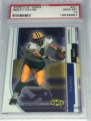 2000 UD Ionix Brett Favre PSA 10 - Image 1 of 2