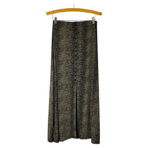 Vintage hellbraun schwarz Zebra stretchig Knopf trendy Maxirock Medium - Bild 1 von 7