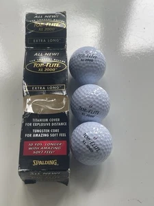 Spalding Top Flute XL2000 Golfbälle, Titanabdeckung, Box ist faltig aber neu - Bild 1 von 6