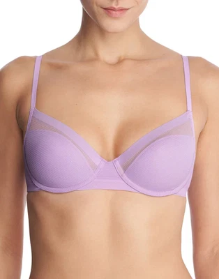 Sujetador con aros Natori Scope Balconette para mujer 32DDD lavanda cielo gancho y ojo Foto 1 de 4