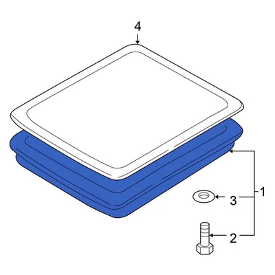 For Nissan Altima 2007-2012 Nissan 313901XE0A Transmission Oil Pan Foto 1 de 4
