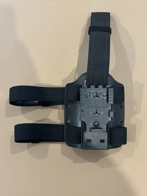 Safariland 6004-5 Negro Táctico Pierna Caída Plataforma Ambidiestro Funda Montaje Foto 1 de 4