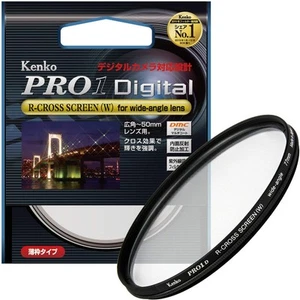 KENKO Lens Filter PRO1D R-Cross Screen (W) for Wide -angle lens 77mm - Picture 1 of 9