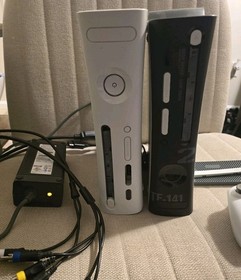 Lot of 2 Xbox 360 Consoles Sold As Is Parts Repair
