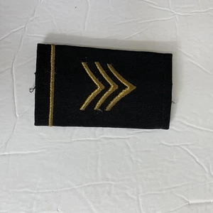 military/police 3 angled gold bar epaulets - Picture 1 of 4