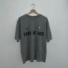Fear of God x Nike Warm Up T Shirt Grey Size Small Oversized