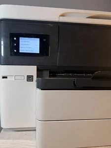 HP OfficeJet Pro 7740 Wide Format All-in-One Printer - White Tested Working Scan - Picture 1 of 11