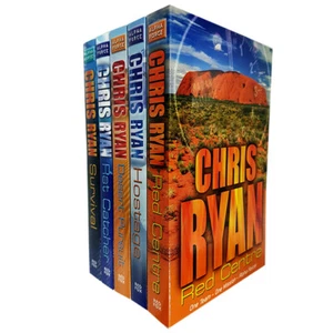 Chris Ryan 5 Books Collection Set Pack Alpha Force Vol-1-5 Red centre,Hostage PB - Picture 1 of 6