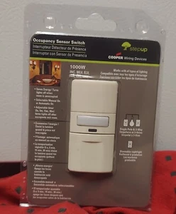 StepUp Occupancy Sensor Switch 1000W INC, MLV, ELV, FLR, CFL, LED New Sealed Pa - Picture 1 of 2