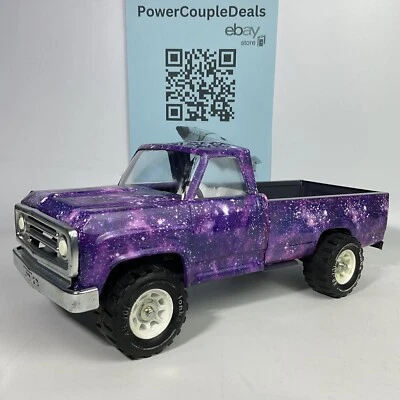 Camioneta Dodge Tonka de acero prensado personalizada púrpura Galaxy trabajo de pintura ¡¡MIRA!!! Foto 1 de 4