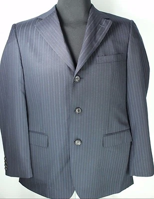 Gucci Blue Striped 100% Wool Sport Coat Blazer Jacket Size 40R - Image 1 of 4