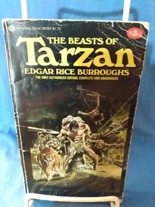 The Beasts Of Tarzan By Edgar Rice Burroughs (Ballantine Books #3) - Picture 1 of 6