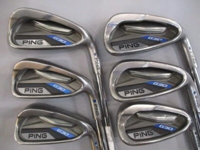 Ping G30 Iron #5-9.W(6Clubs)/CFS/Flex:X/Black & Blue Dot/Iron set - Image 1 of 4