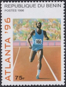 Specimen, Benin Sc831 1996 Atlanta Olympics, Running - Picture 1 of 2