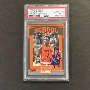 2017-18 Panini Contenders Draft Picks School Colors #23 JAWUN EVANS Signed Card 