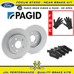 Ford Focus ST Mk3 ST250 2.0 EcoBoost Rear Brake Pad & Disc Kit - Pagid OE Spec - Picture 1 of 1