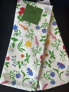 Kate Spade Set 2 Kitchen Dish Floral towels- Brand new with tags ๐ - Picture 1 of 3