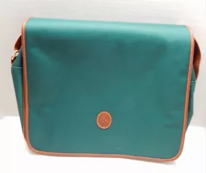 Ralph Lauren Polo Pony große grüne Leinwand Kuriertasche Kuriertasche - Bild 1 von 11