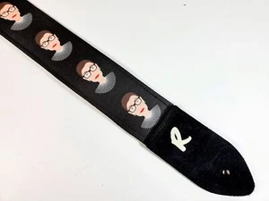 RBG Guitar Strap - Ruth Bader Ginsburg Guitar Strap- Notorious RBG Guitar Strap - Picture 1 of 9