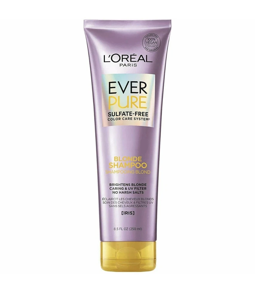 L'Oréal Paris Everpure Blonde Shampoo Sulfate Free, 250ml - Image 1 of 1