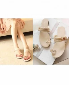 ZAPATILLAS DE GASA PLANAS RETRO PARA MUJER - Imagen 1 de 6