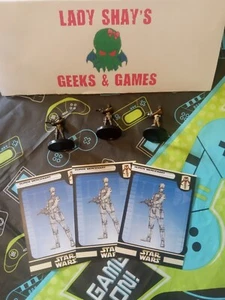 Star Wars Miniatures REBEL STORM 3 Duros Mercenaries 44/60 - Picture 1 of 2