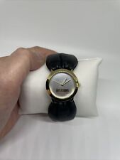 Vintage Moschino Goldtone Black Ladies Watch