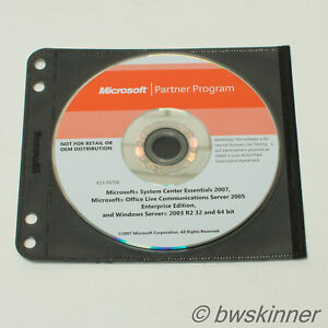 Microsoft Partner Program Windows Server 2003 R2 X86 X64. Original DVD.