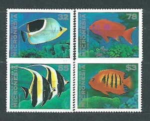Micronesia - Mail 1995 Yvert 352/5 MNH Fauna Marina. Fish - Picture 1 of 1