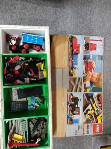 Lego 7720 Güterzug mit Waggons und Schienen v. 1980, mit OBA - Bild 1 von 20
