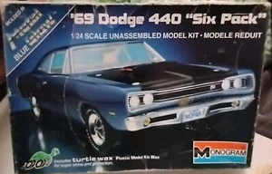 Dodge 440 1983 monograma 1969 '69 paquete de seis kit modelo escala 1/24; #2215 - Imagen 1 de 10