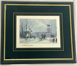 Stampa Milano Piazza Castello di A. Cazzamali con certificato 1991 (G62) Come da - Picture 1 of 3