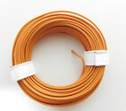 10 M Stranded Wire/Cable Orange E.g. for Märklin Gauge H0 Railway Or N, Tt etc