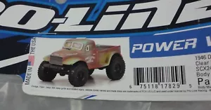 1946 Power Wagon Body CLEAR SCX24 Pro-Line Racing PRO356500 1/24th Scale - Picture 1 of 2