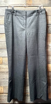 Calça social feminina Ann Taylor Signature Fit, perna da calça, tamanho 10, nova com etiquetas - Imagem 1 de 4