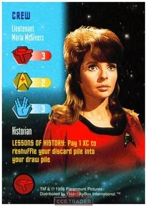 Star Trek The Card Game Lieutenant Marla McGivers Near-Mint/NM Very Rare - Picture 1 of 1