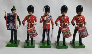 W.Britain Britains Metal Toy Soldier Lot Various Drummers Drum Major 1990 1986 - Bild 1 von 6