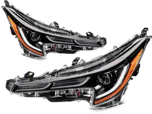For 19-23 Toyota For Corolla SE Full LED Headlights Assembly Black Housing LH+RH - Picture 1 of 8
