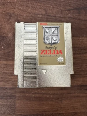 Legend of Zelda (Nintendo NES 1985) Gold Game Cartridge Only - Image 1 of 4