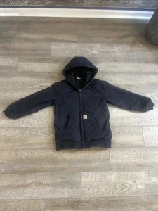 Carhartt Hooded Full Zip Youth Jacket Size 14/16 - Picture 1 of 6