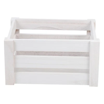  Retro Styled Box Vintage Rustic Storage Boxes Decorative Small Wood Crate - Image 1 of 4